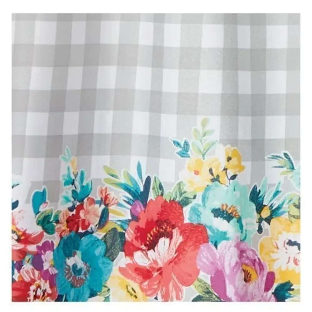 The‎ Pioneer Woman Sweet Romance Blossoms, Small Window 3 piece Curtain Set New!